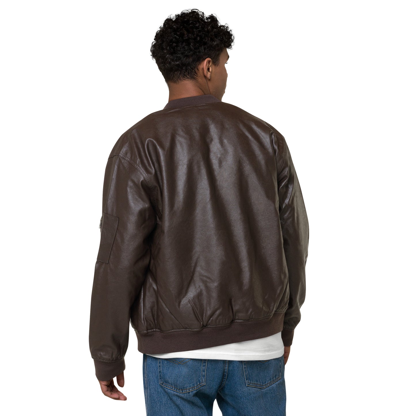 100 Unisex Leather Bomber Jacket